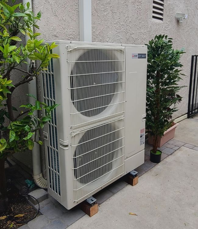 image of an HVAC system installed by Absolute Comfort Heating & Air